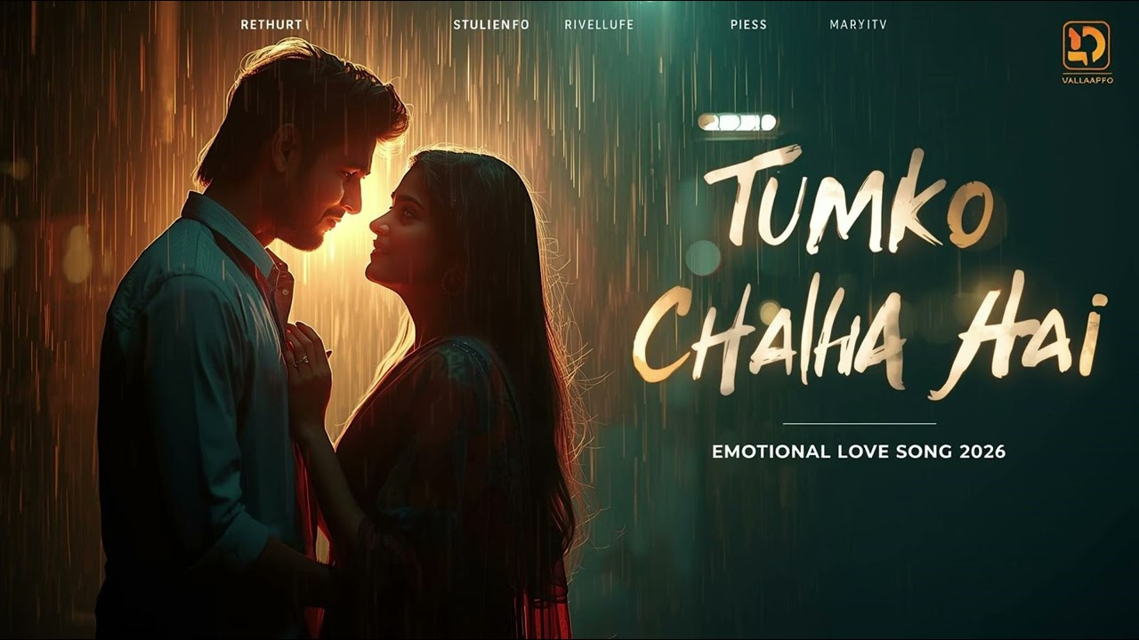 Tumko Chaha Hai  Emotional Romantic Love Song 2026 | Bollywood Heart Touching Song | Hindi Love Song