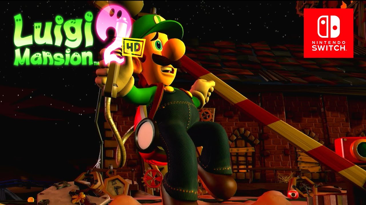 Nintendo Switch Luigi Mansion 2 HD The Clock Tower Gate Gameplay Walkthrough Part 13