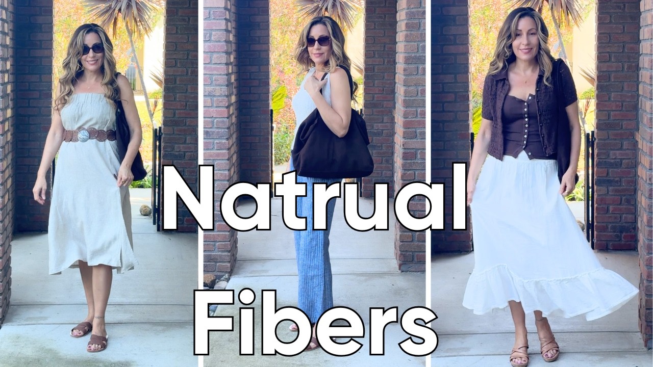 Я собрала гардероб для 7-дневного отпуска, используя в основном натуральные волокна (айву).