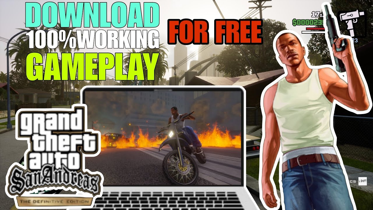 How to download GTA: San Andreas - Definitive Editions in pc or laptop ||gameplay|| DAY-17