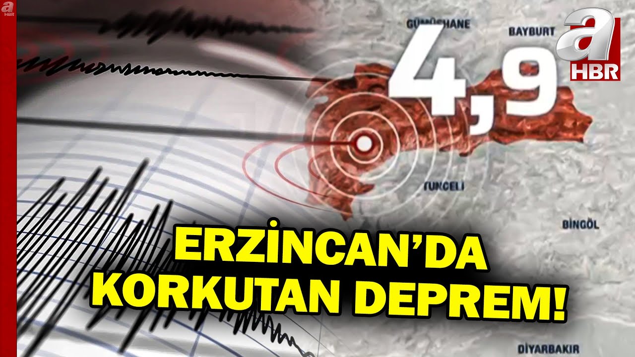 Erzincan'da 4,9 Büyüklüğünde Deprem! | A Haber