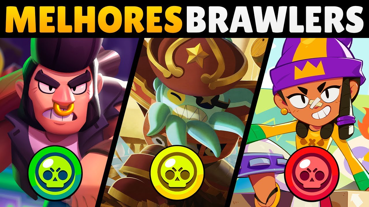 MELHORES BRAWLERS do BRAWL STARS de CADA RARIDADE  em 2025 🔥