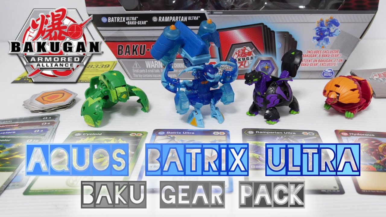 AQUOS BATRIX ULTRA BAKU GEAR PACK | Bakugan Armored Alliance | BAKUGAN UNBOX