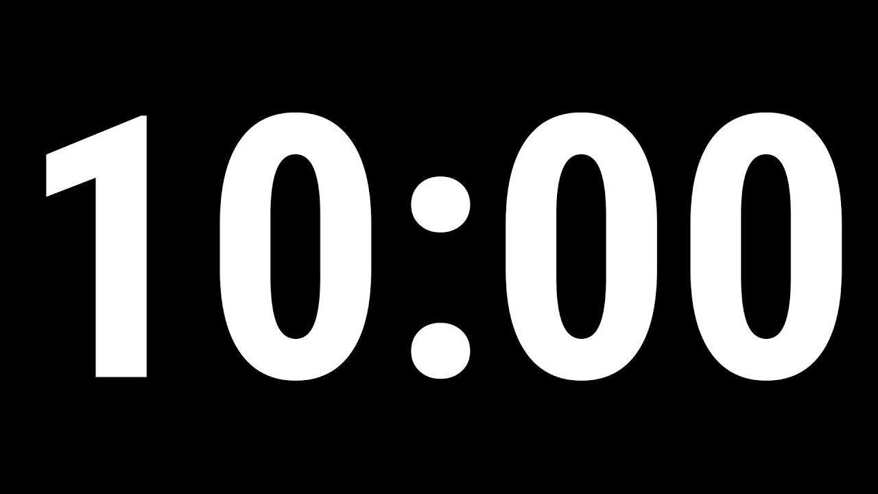 10 Minute Timer with Alarm | No Ads