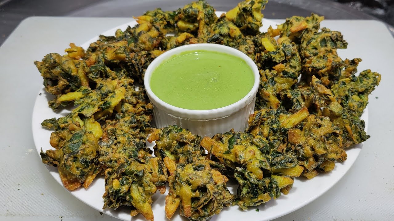 Palak, Aloo Pakoda with Green chutney | आलू पालक के चटपटे पकोड़े | Mix Veg Pakoda | Chef Ashok