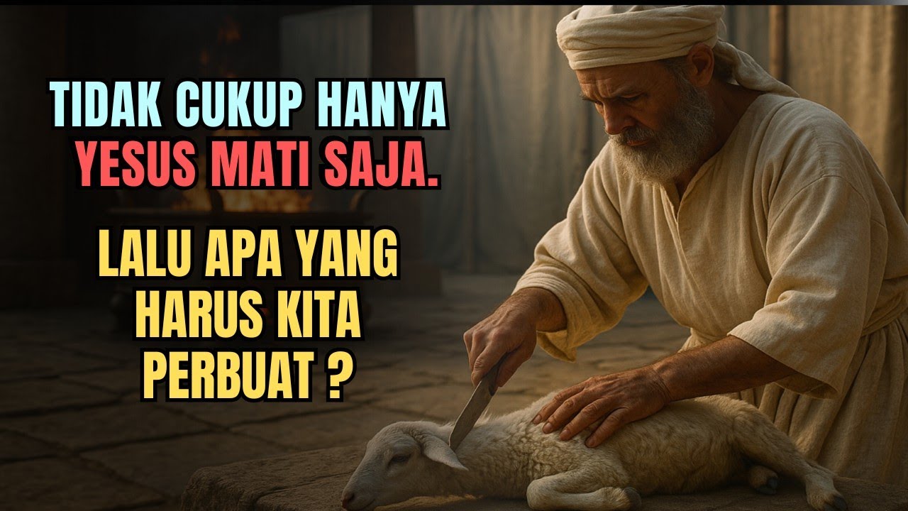 Tidak Cukup Hanya Yesus Mati saja. Lalu Apa yang Harus Kita Perbuat ?