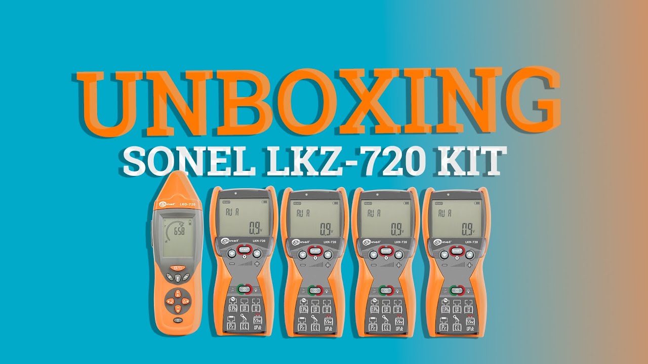 Unboxing Sonel LKZ-720 KIT