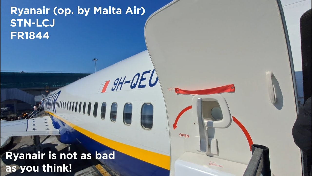 RYANAIR (Malta Air) TRIP REPORT: London Stansted to Lodz on FR1844.