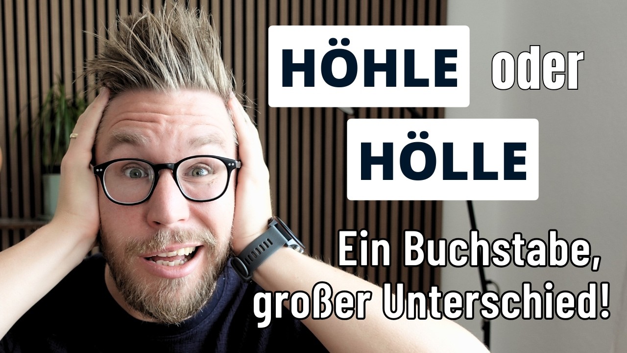 Diese Wörter klingen gleich, sind aber komplett anders! (B2/C1)