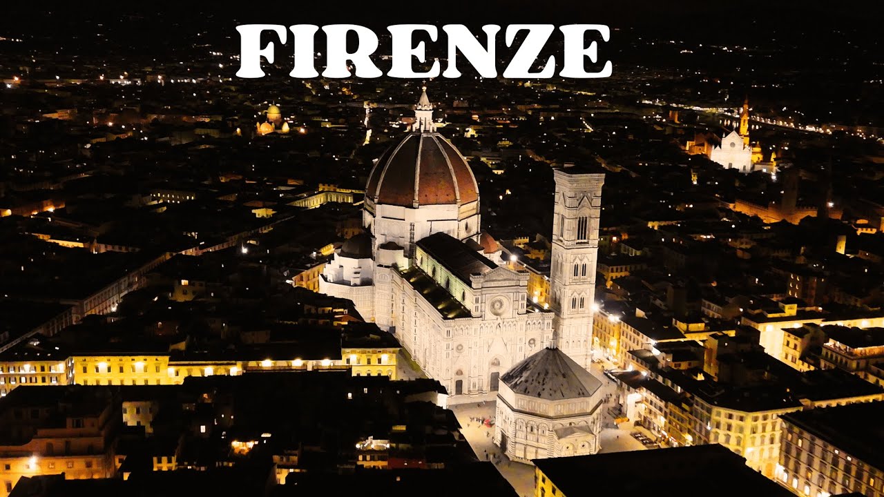FIRENZE: Top 12 Luoghi da non perdere 4k DRONE 2025 #drone4k #firenze4k #florence