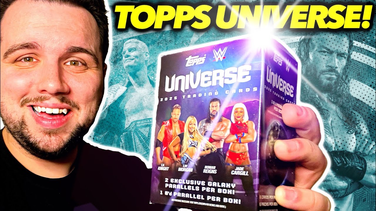 Opening the NEW 2025 Topps WWE Universe trading cards!