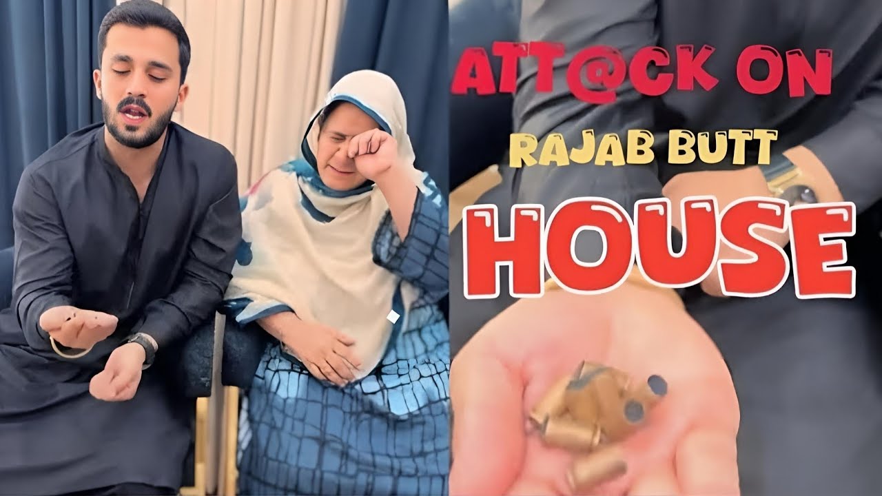Some people firing on Rajab Butt House | 🔫 #rajabfamily