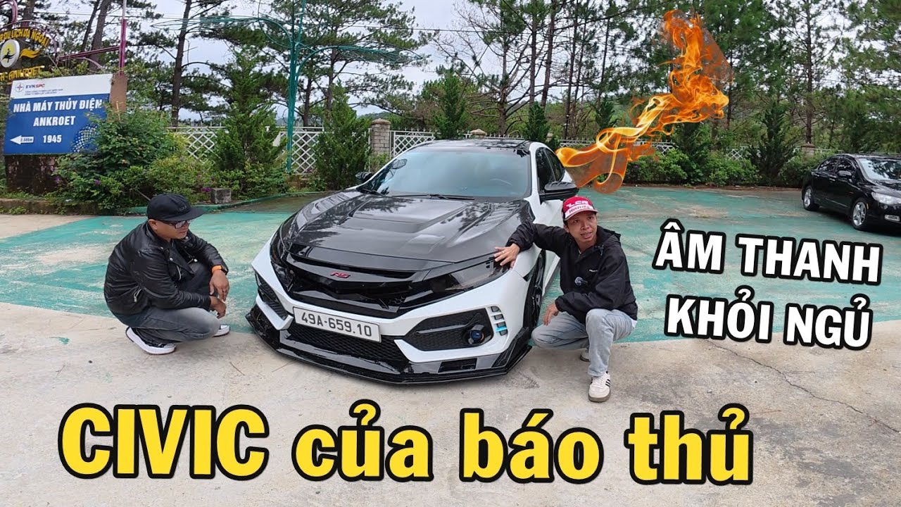 CIVIC Độ Hạ Gầm PÔ ON-OFF Chiếc xe của Báo Thủ, Âm Thanh Khỏi Ngủ