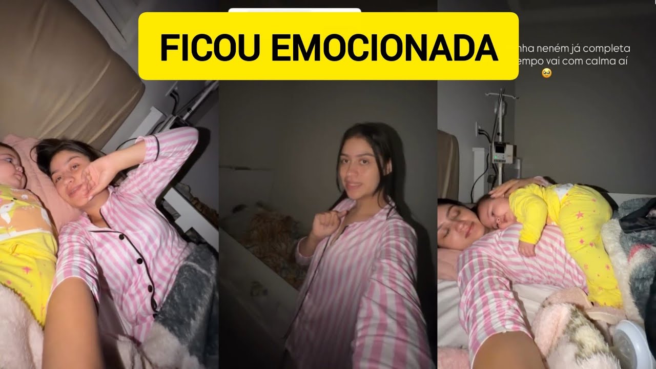 ANA VITÓRIA SE EMOCIONA COM VALENTINA, VAI COMPLETAR CINCO MESES 