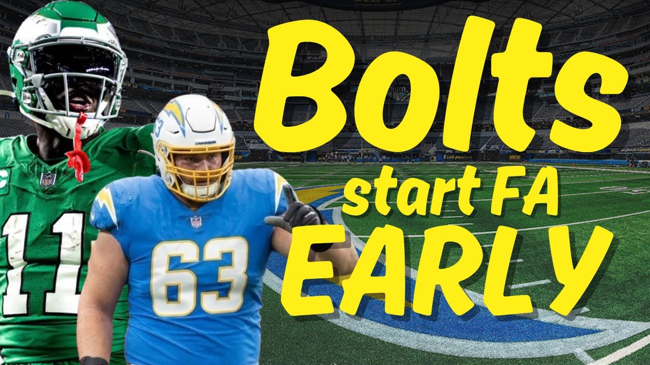 Chargers Make Early Splash Signing Tyler Biadasz | Is an AJ Brown Trade Next? | Becton story
