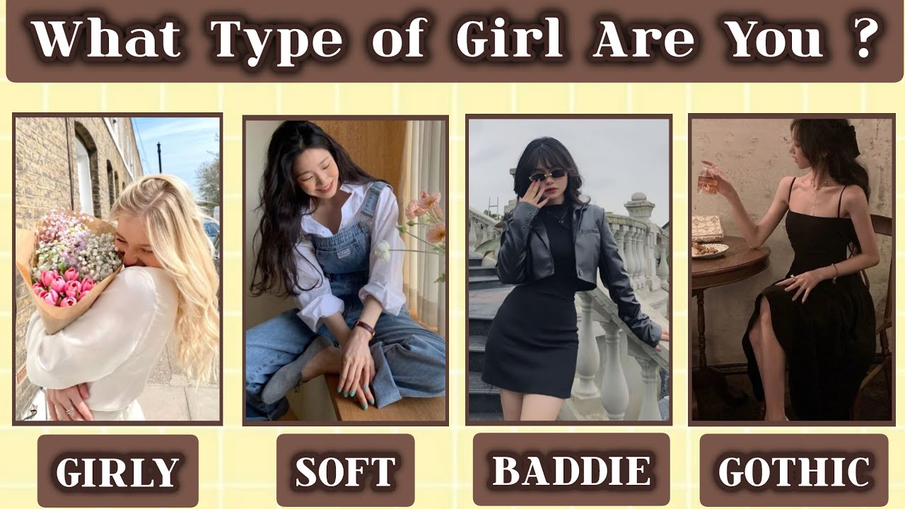 What Type Of Girl Are You ? ✨️🌈 Fun Personality Quiz @harni_bee 