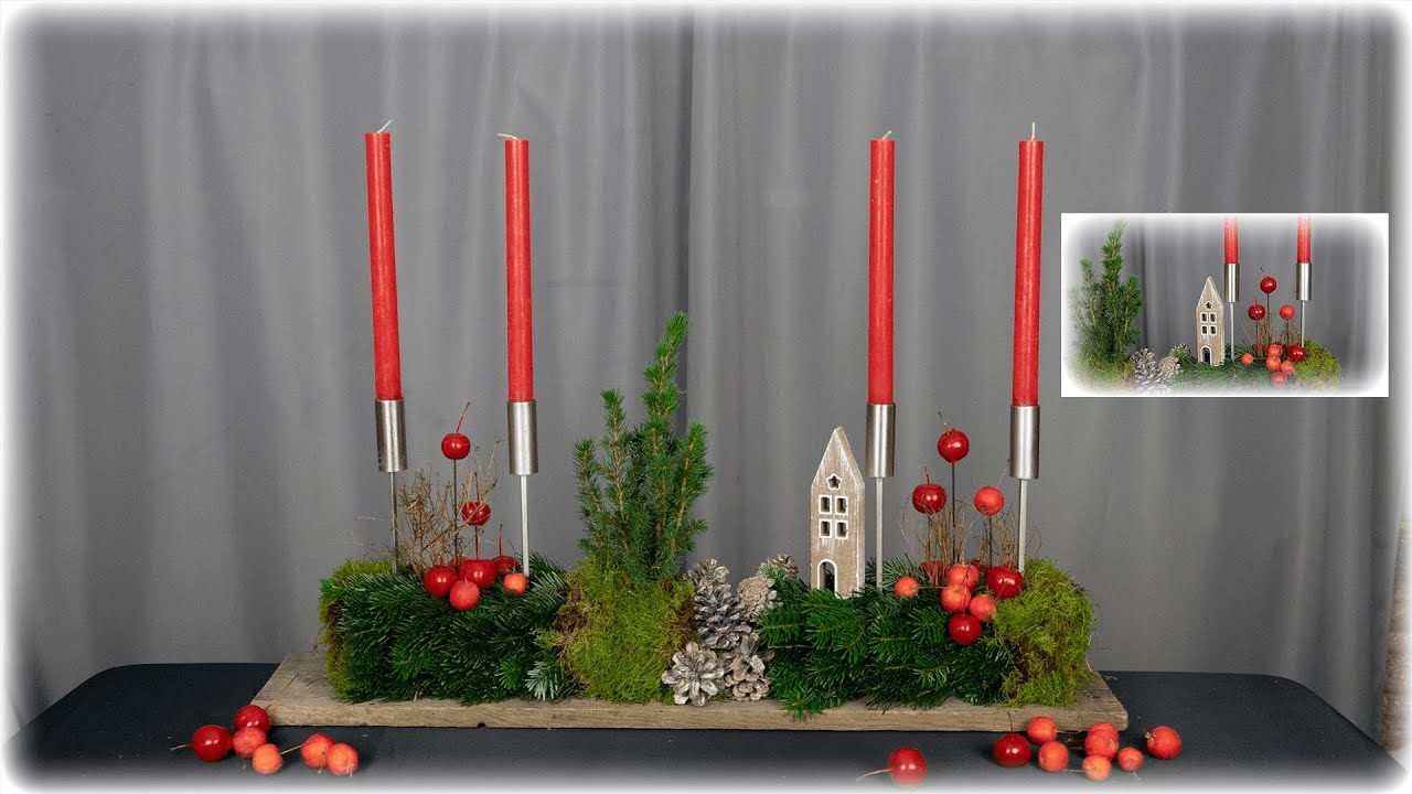 ❤Adventfeeling❤ | länglicher Adventkranz