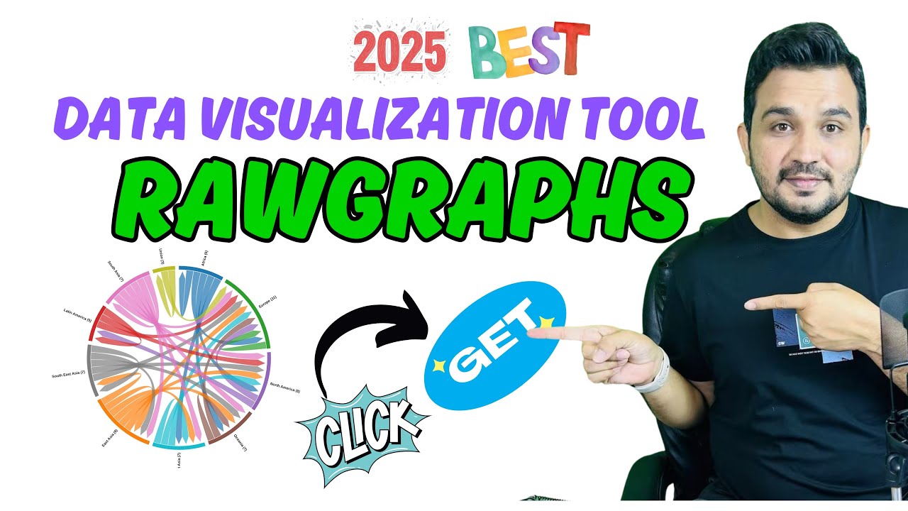 Best Free Data Visualization Tool for Publication-Ready Graphs | RawGraphs.io Tutorial