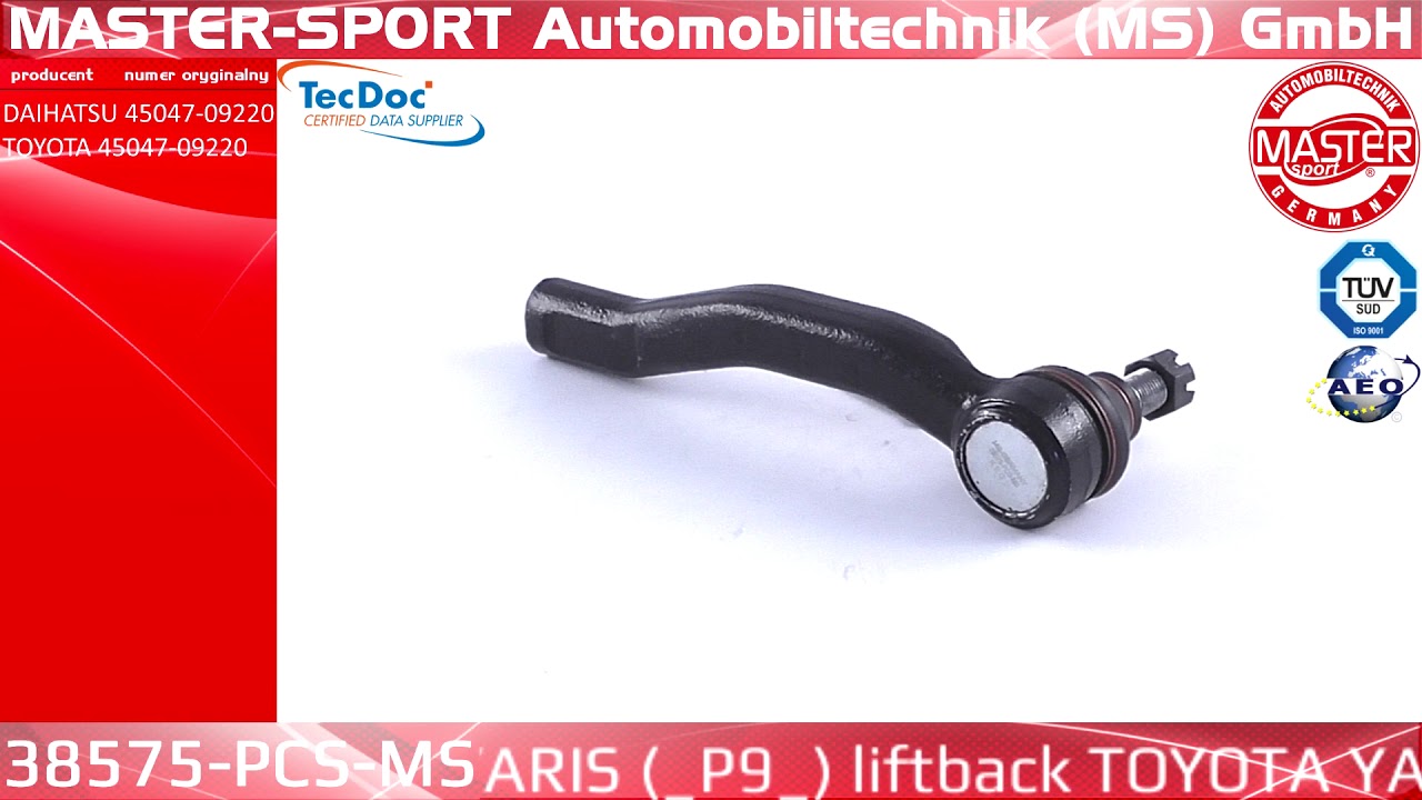 38575-pcs-ms | TIE ROD END | Master-Sport-Automobiltechnik (MS) GmbH