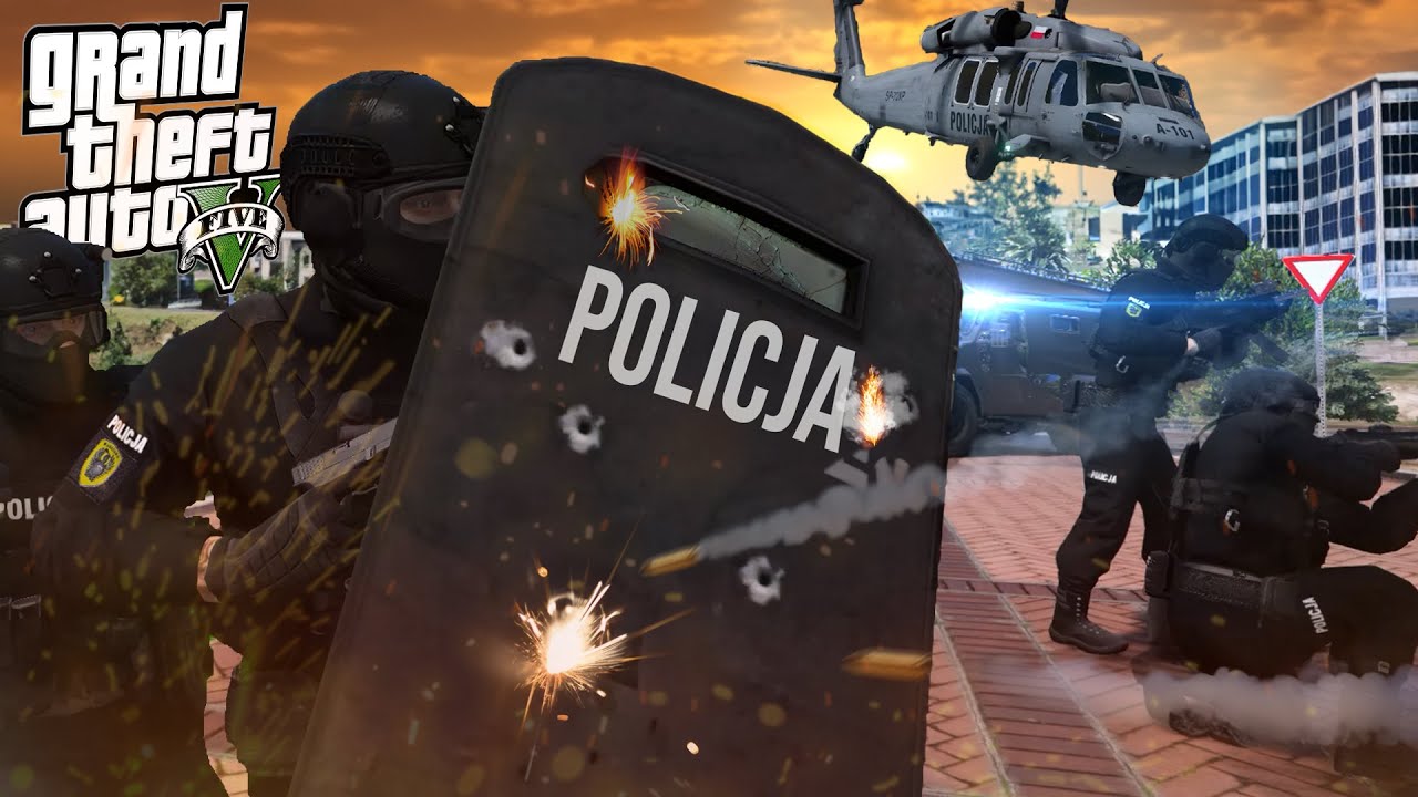 Polska Policja - OGROMNA STRZELANINA W KASYNIE💰 | SPKP