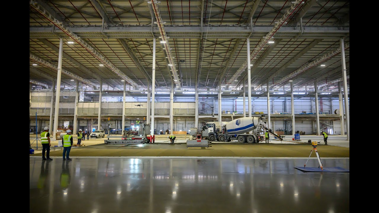 Twintec:  High Performance Flooring In Action   #concretefloor #twintec #designbuild #superflat