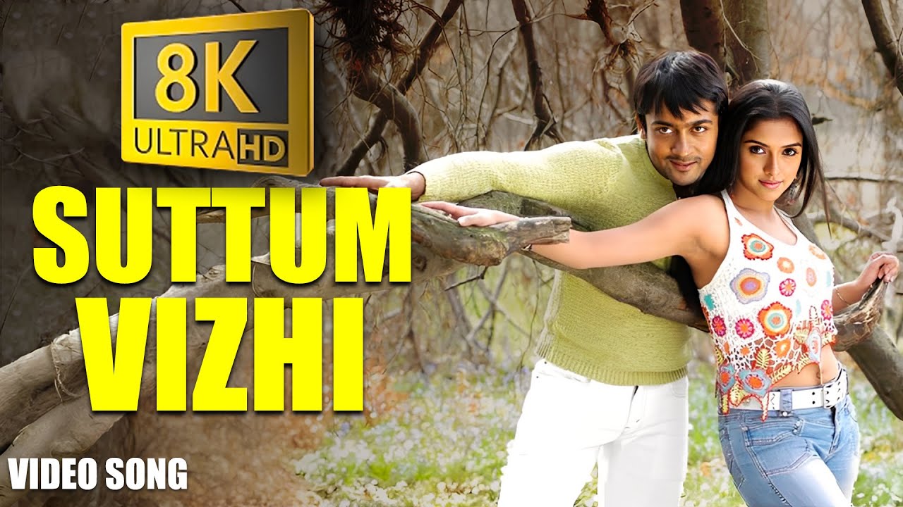 Suttum Vizhi 8K/4K Video | Ghajini | Harris Jayaraj, Na Muthukumar, SriRam Parthasarathi