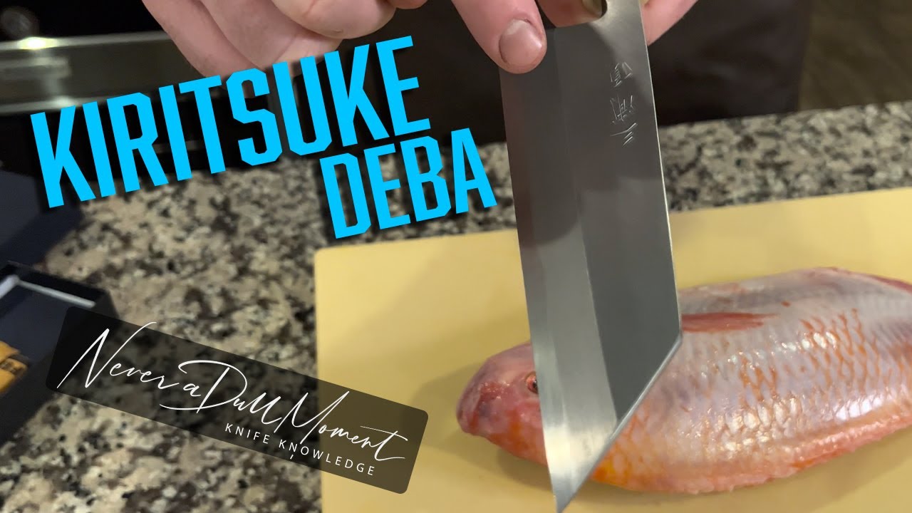 Unboxing - Kiritsuke Deba by Yoshikazu Tanaka for Miura Knives - carbon white steel 2 (shirogami 2)