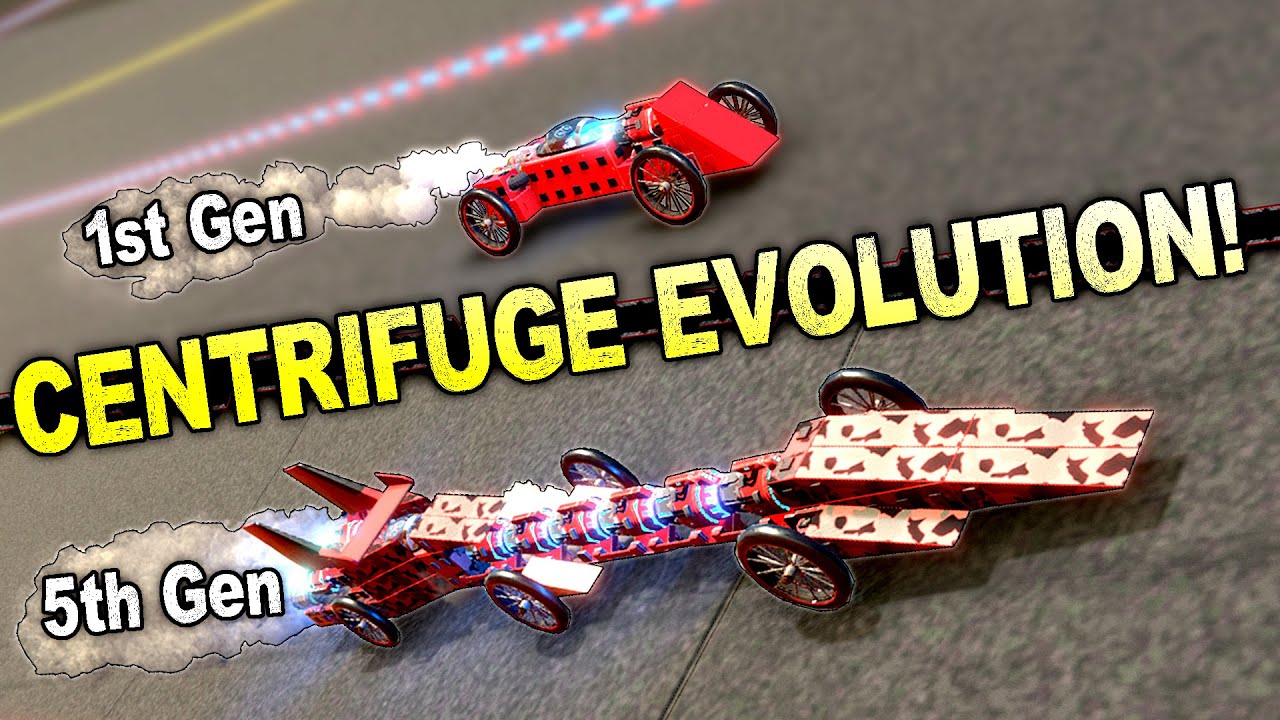 We Evolved Rocket Dragsters in the Centrifuge! - Trailmakers Multiplayer