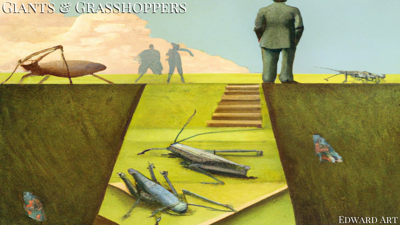 Giants & Grasshoppers - Edward Art (Neville Goddard Inspired)