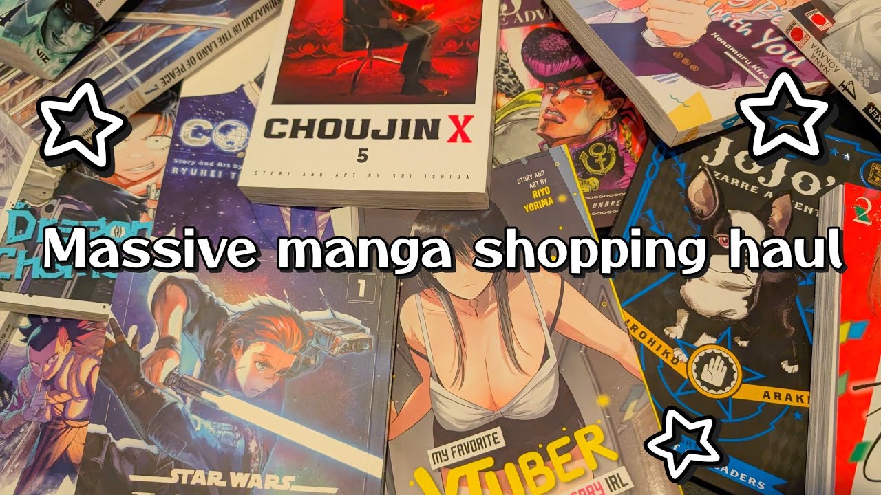 Massive manga shopping haul // JoJo's bizarre adventure choujin X and more