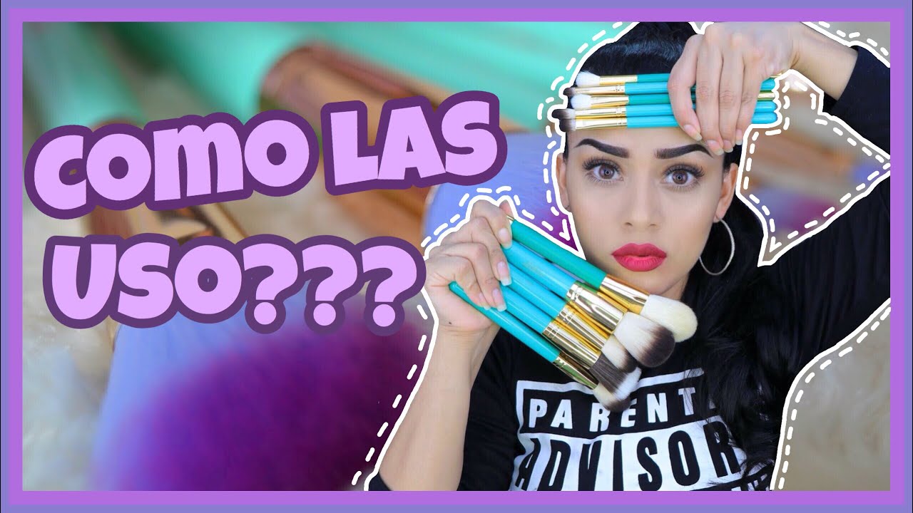BROCHAS Y PINCELES DE MAQUILLAJE, COMO USARLAS?