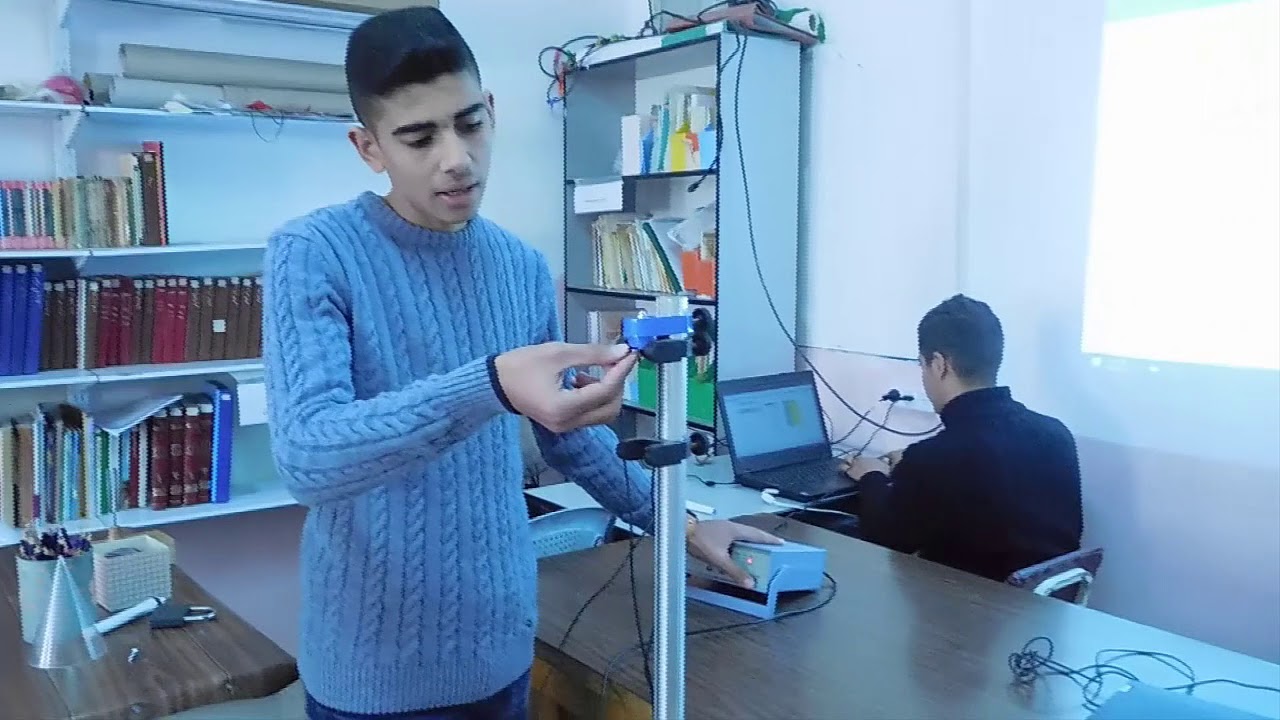 تجربة السقوط الحر-اثبات قيمة ثابت الجاذبية- الفيزياء Free fall experiment -school physics