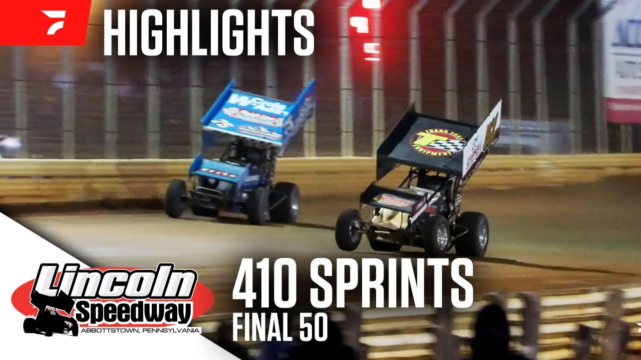 Final 50 | 410 Sprints at Lincoln Speedway 10/18/25 | Highlights