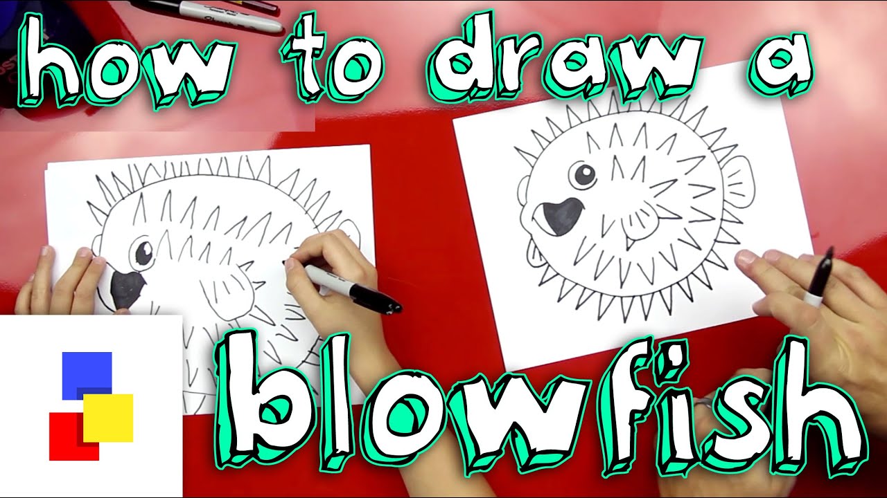 How To Draw A Blowfish (Pufferfish)