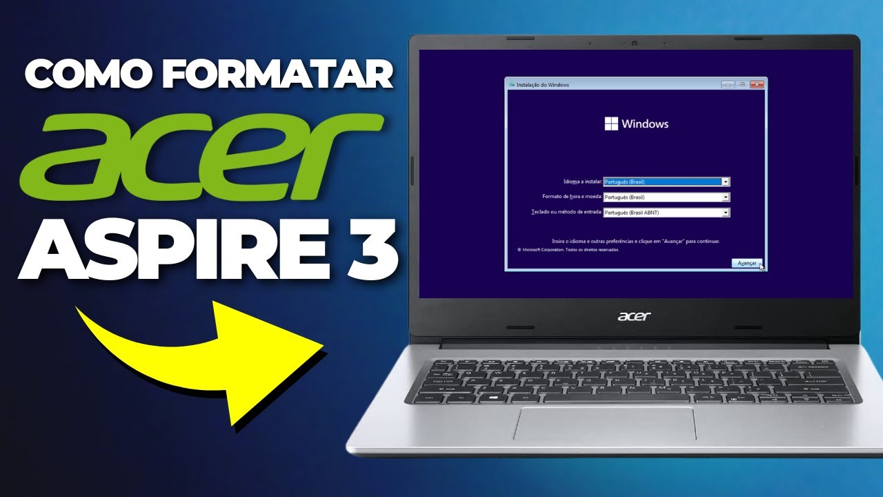 🤯COMO DAR BOOT no NOTEBOOK ACER ASPIRE 3 [Muito Fácil]