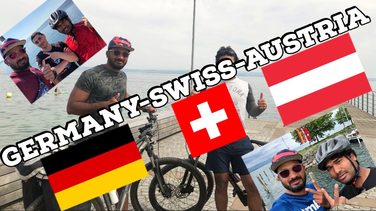 GERMANY- SWITZERLAND- AUSTRIA- Lake Konstanz Bike trip | The Mix by Anil  |  #DAY1
