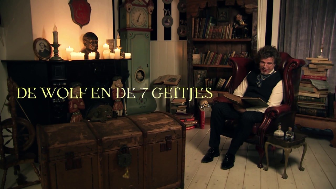 De wolf en de 7 geitjes. Een sprookje van de gebroeders Grimm.