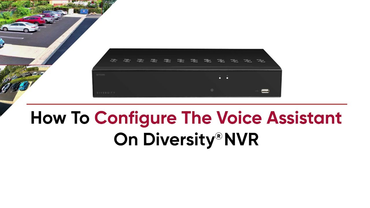 How To Configure the Voice Assistant On Diversity NVR