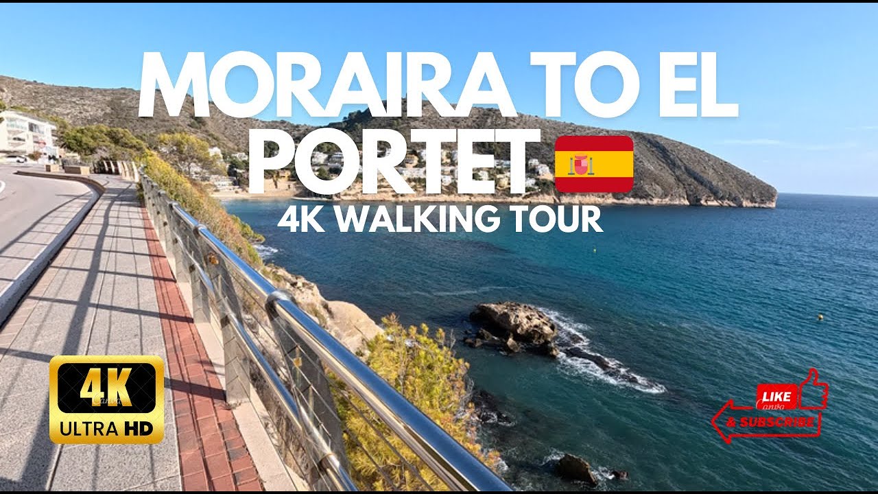Moraira 🇪🇸 Check out ALL of Beutiful Moraira on Foot! 😍🏖️