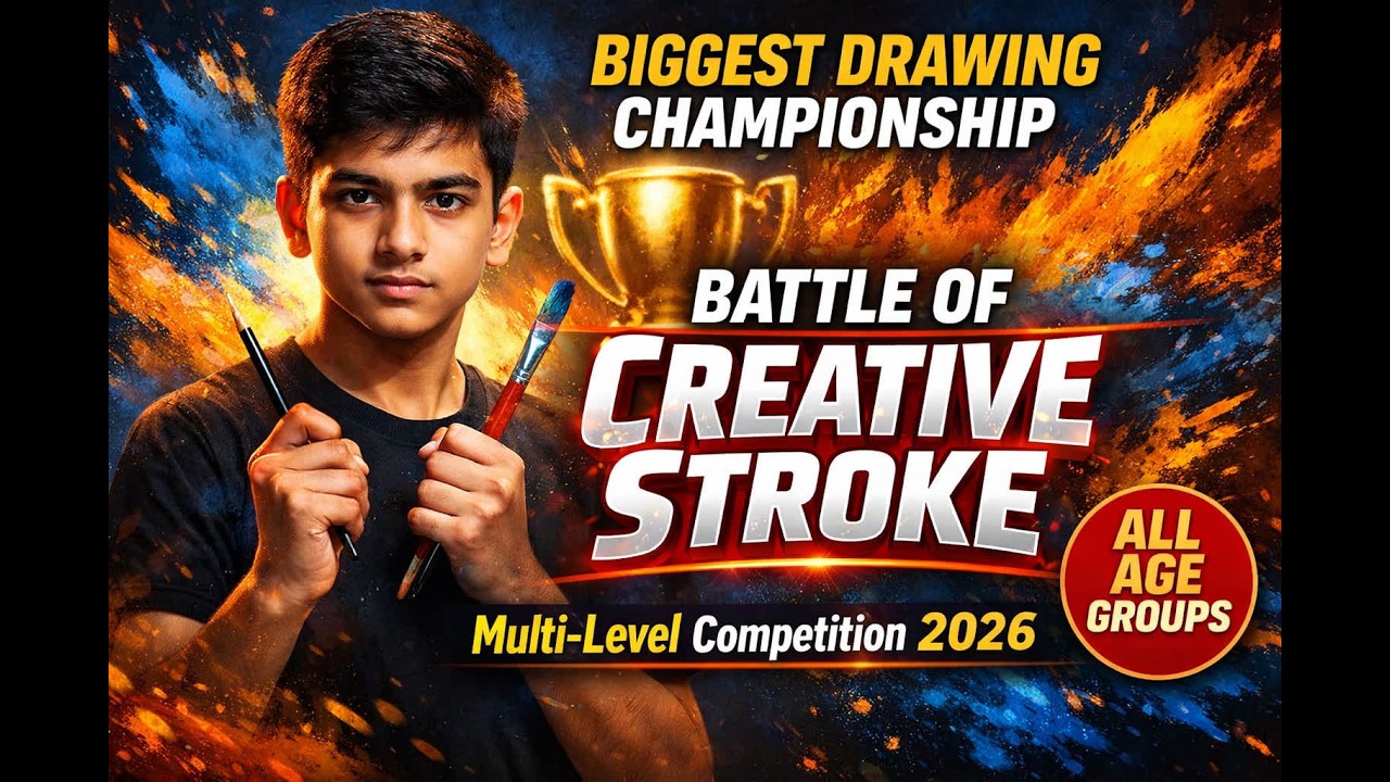 The Battle of Creative Stroke – Biggest Multi-Level Drawing Championship 2026