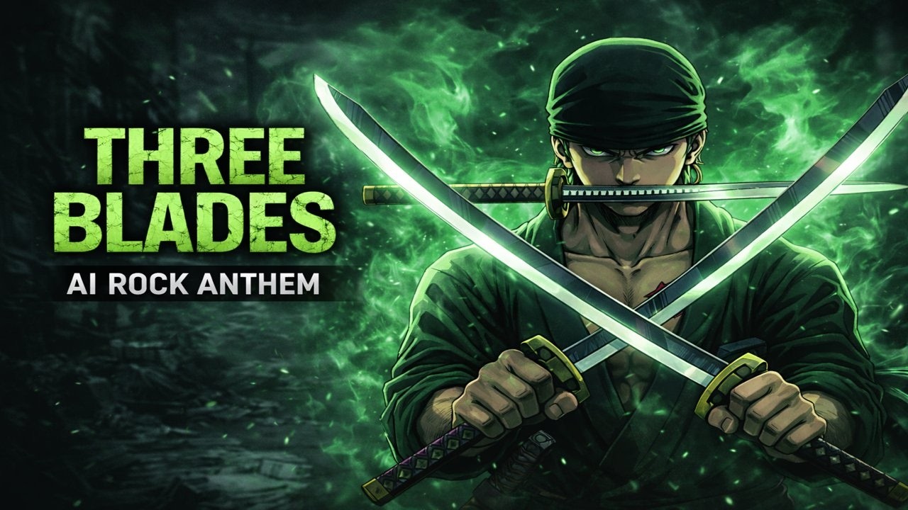Zoro’s THREE BLADES ⚔️ | K-Pop Inspired Rock Anthem
