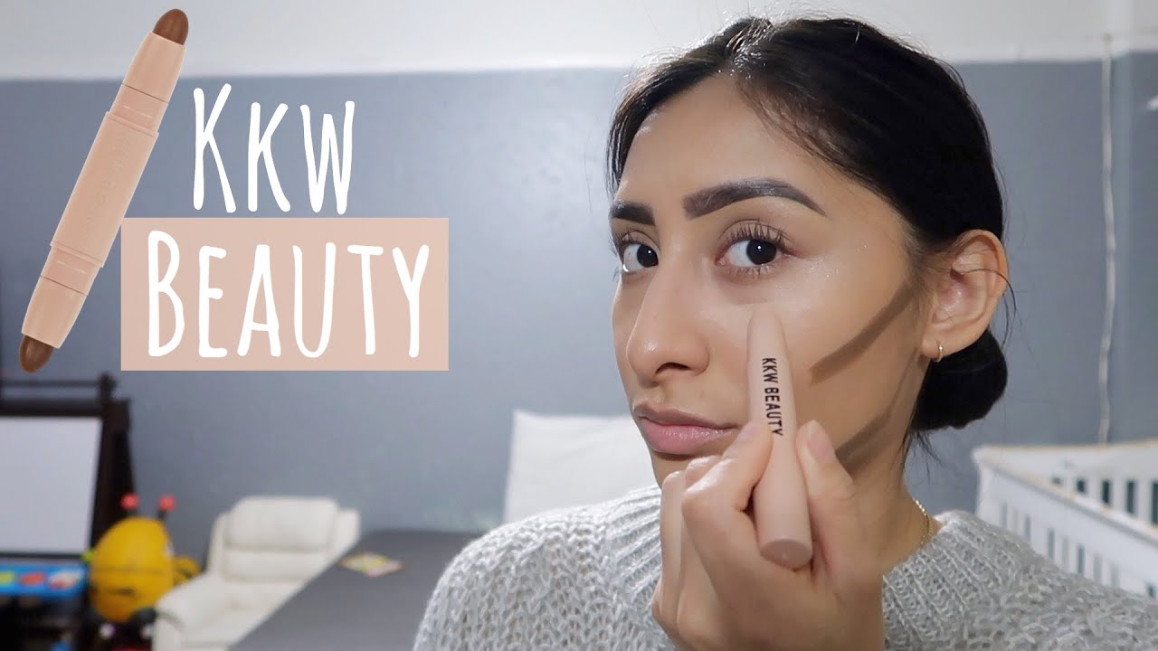 KKW BEAUTY CREME CONTOUR & HIGHLIGHT KIT | FIRST IMPRESSION + REVIEW