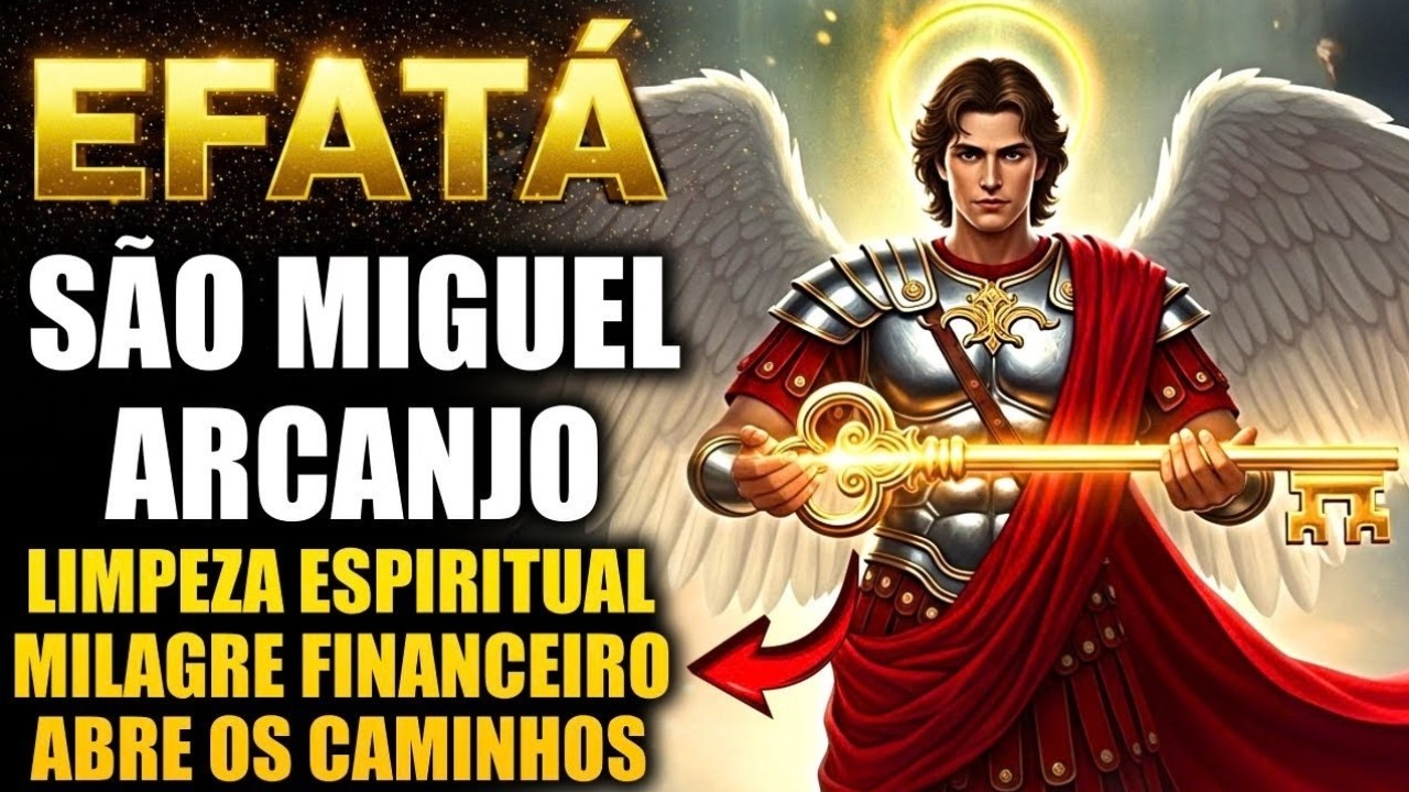 SÃO MIGUEL ARCANJO ABRE SEUS CAMINHOS COM EFATÁ, LIMPA A SUA ALMA E GARANTE SEU LIVRAMENTO