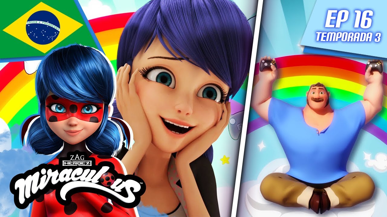 🇧🇷 MIRACULOUS 🐞 JOGADOR 2.0 🐾 | Episódio completo ▶️ Temporada 3 Ep 16 | Português BRASIL 🇧🇷