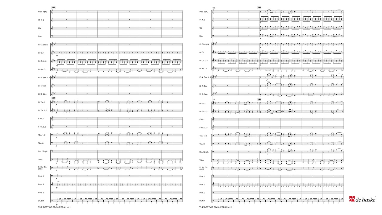 The Best of Ed Sheeran – Arr. Peter Kleine Schaars