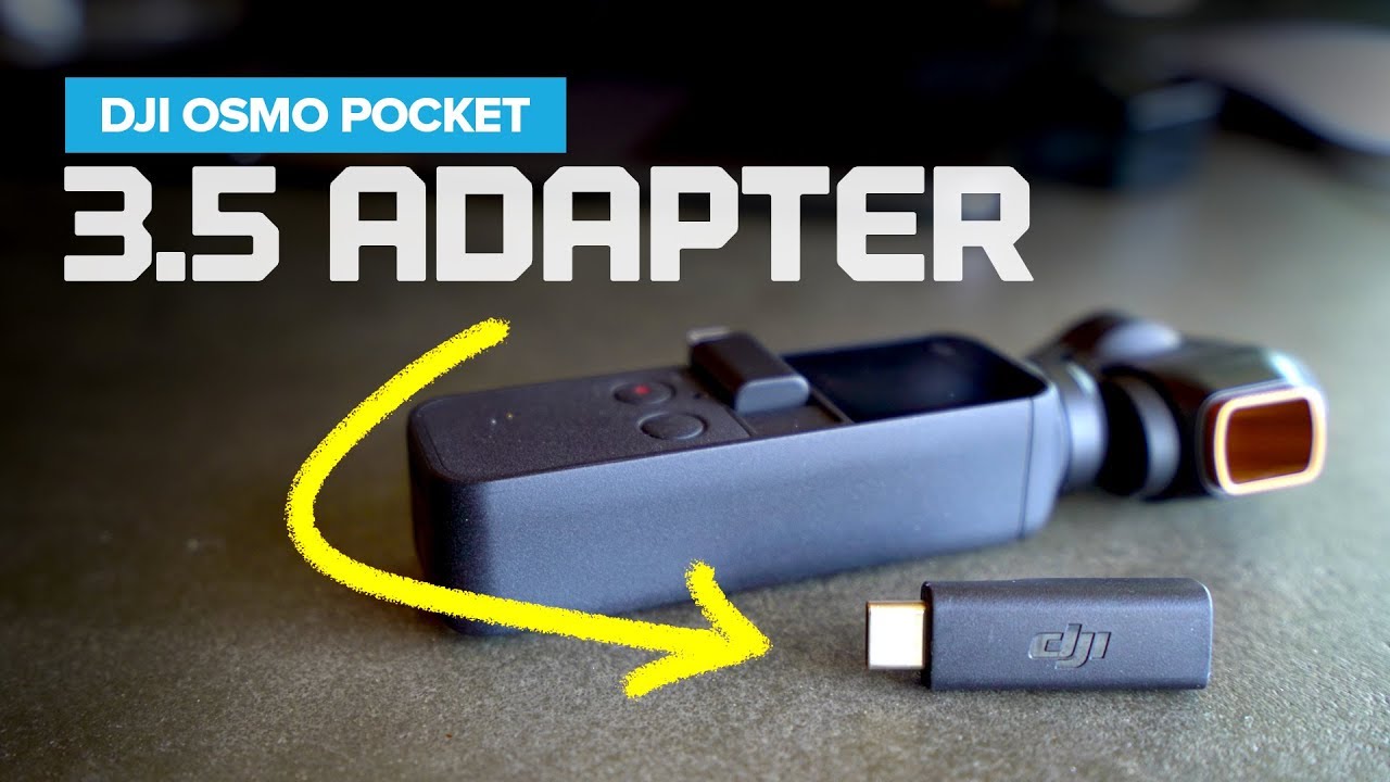 DJI Osmo Pocket 3.5 to USB-C Audio Adapter - Official Product