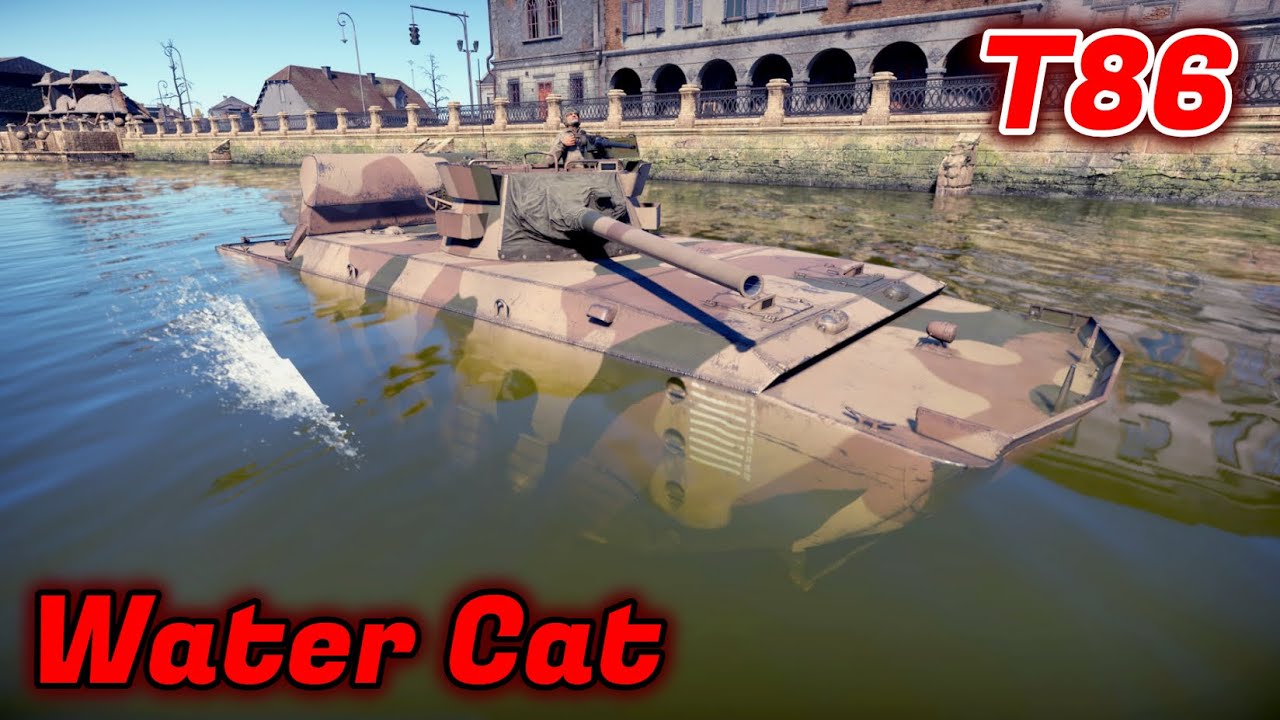 Геймплей/обзор T86 — стоит ли покупать? «Борьба с водой» [War Thunder]