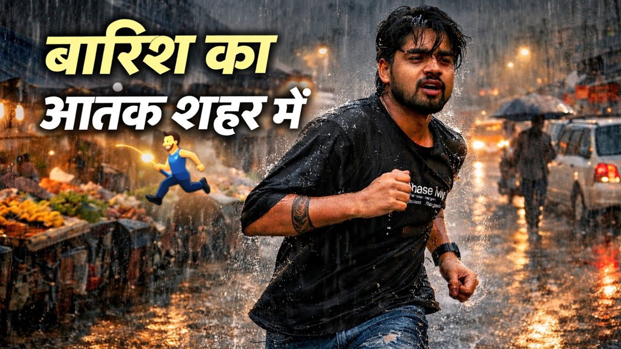  बारिश का आतंक शहर में/😱 Barish ka video/ Aaj to had hi ho gyi 