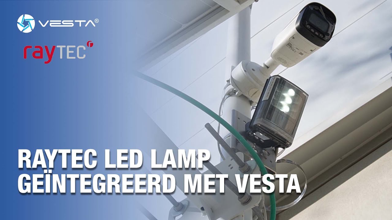 Buiten LED-spots – Raytec integratie met het VESTA alarmsysteem | By Demes