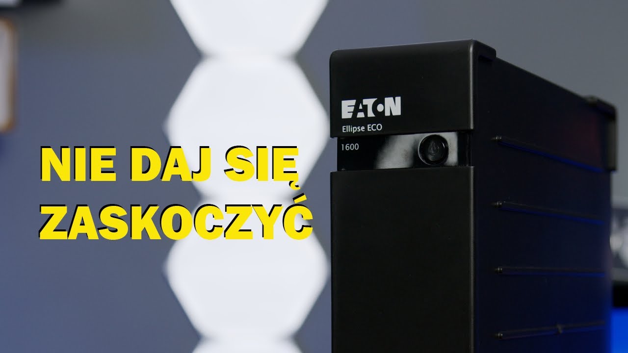 Eaton Ellipse ECO 1600 VA / Gwarantowane zasilanie i bezpieczeństwo!